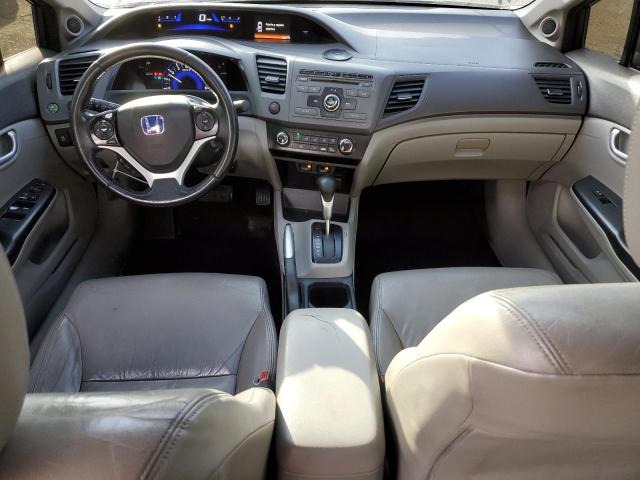 2HGFB2F99CH529440 - 2012 HONDA CIVIC EXL ნაცრისფერი ფოტო 8