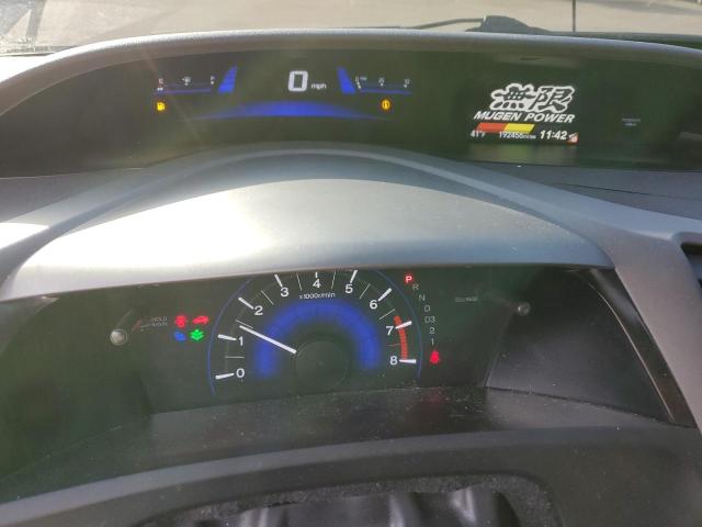 2HGFB2F99CH529440 - 2012 HONDA CIVIC EXL ნაცრისფერი ფოტო 9