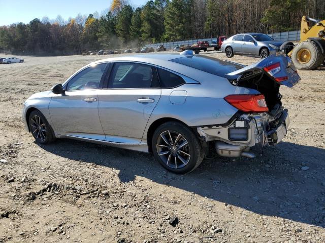 1HGCV1F50MA010701 - 2021 HONDA ACCORD EXL SILVER photo 2