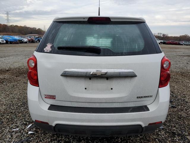 2CNALBEC1B6371071 - 2011 CHEVROLET EQUINOX LS WHITE photo 6