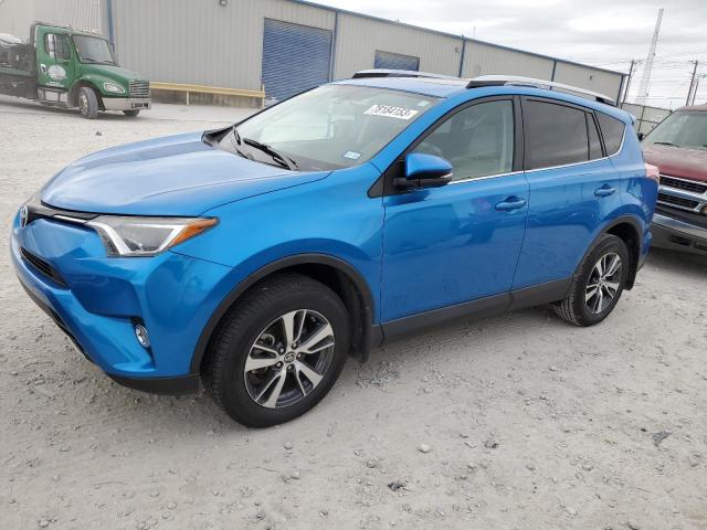 2T3WFREV5GW267223 - 2016 TOYOTA RAV4 XLE BLUE photo 1