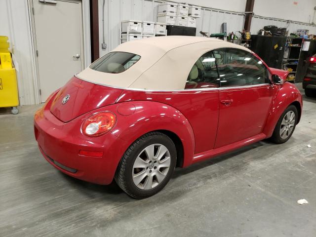 3VWRF31Y89M409219 - 2009 VOLKSWAGEN NEW BEETLE S RED photo 3