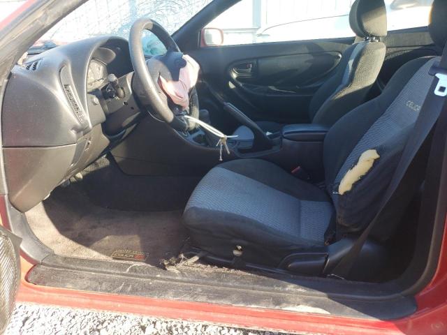 JT2DB02T3V0071048 - 1997 TOYOTA CELICA ST RED photo 7