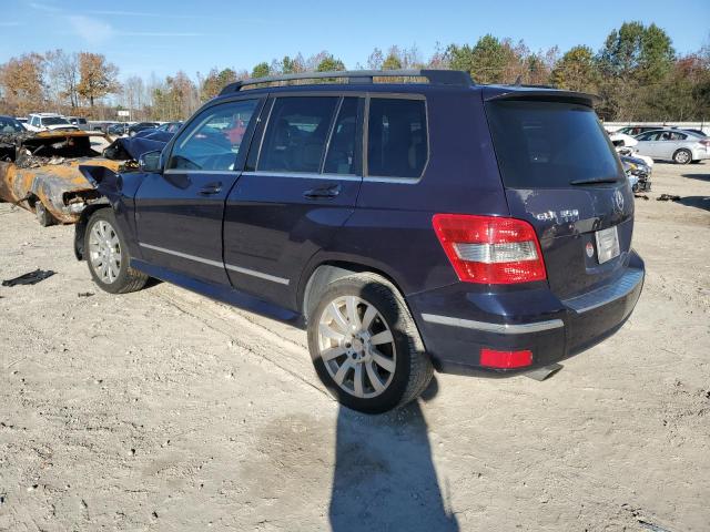 WDCGG8HB4AF348553 - 2010 MERCEDES-BENZ GLK 350 4MATIC BLUE photo 2