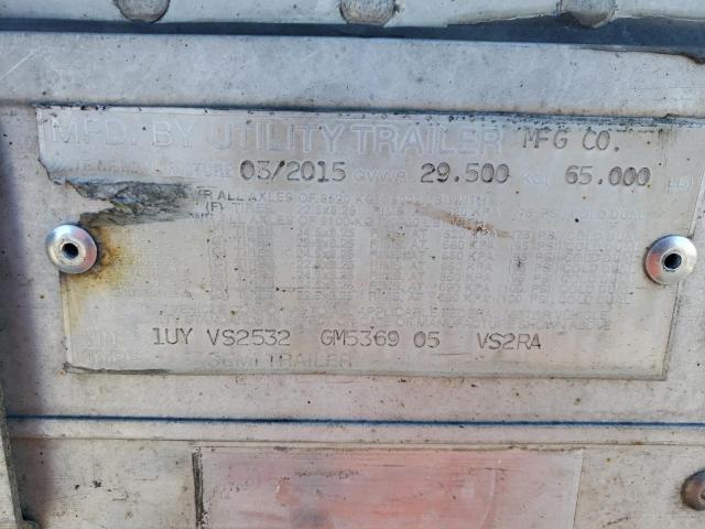 1UYVS2532GM536905 - 2016 UTILITY TRAILER WHITE photo 10