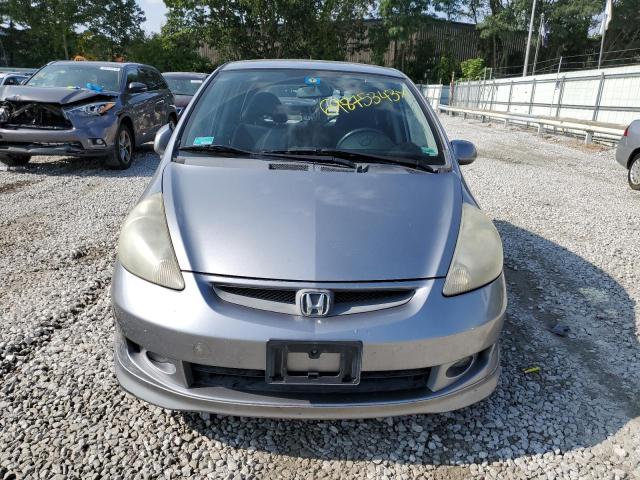 JHMGD38637S018115 - 2007 HONDA FIT S GRAY photo 5