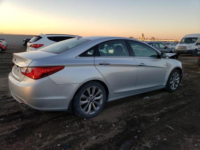 5NPEC4AC3DH528847 - 2013 HYUNDAI SONATA SE SILVER photo 3