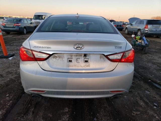 5NPEC4AC3DH528847 - 2013 HYUNDAI SONATA SE SILVER photo 6