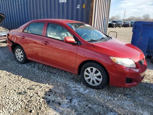 1NXBU40E89Z070797 - 2009 TOYOTA COROLLA BASE RED photo 4