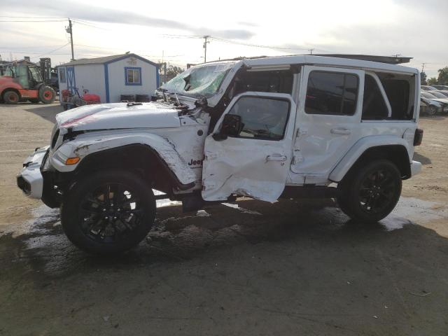 1C4HJXEN3PW578436 - 2023 JEEP WRANGLER SAHARA WHITE photo 1