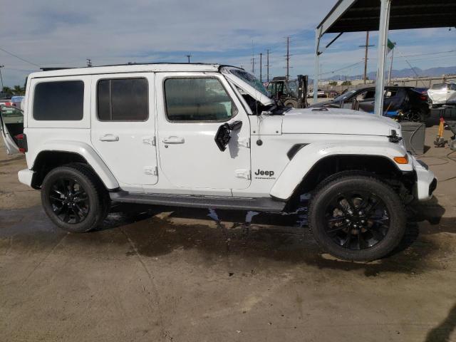 1C4HJXEN3PW578436 - 2023 JEEP WRANGLER SAHARA WHITE photo 4