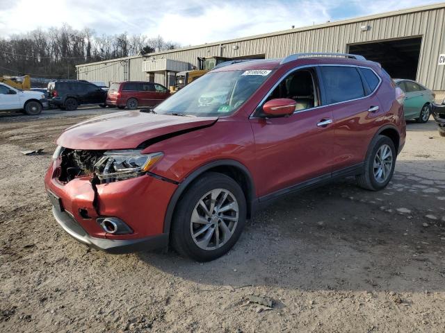 5N1AT2MV1FC849456 - 2015 NISSAN ROGUE S RED photo 1