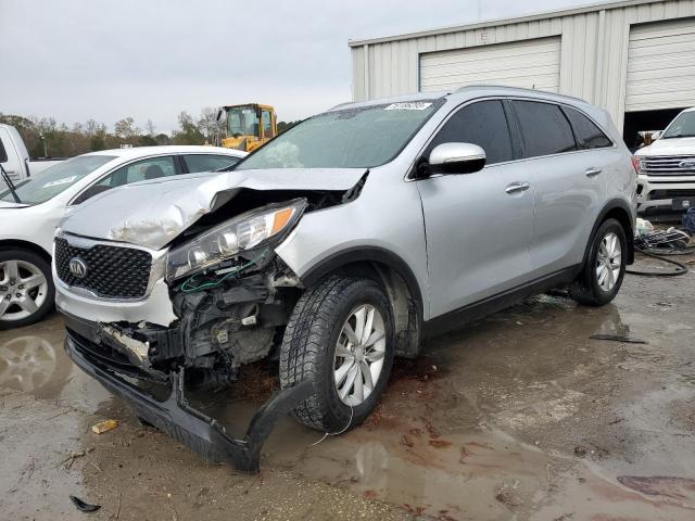 5XYPG4A56JG387807 - 2018 KIA SORENTO LX SILVER photo 1