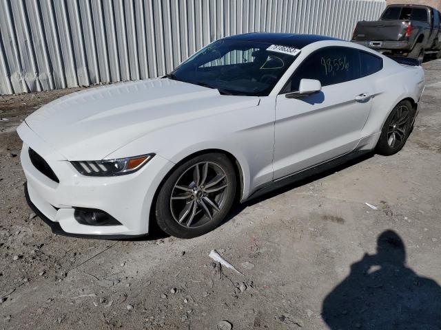 1FA6P8TH0H5246525 - 2017 FORD MUSTANG WHITE photo 1