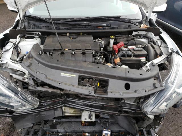 3N1AB7AP9KY381202 - 2019 NISSAN SENTRA S WHITE photo 11