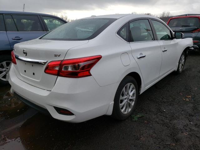 3N1AB7AP9KY381202 - 2019 NISSAN SENTRA S WHITE photo 3