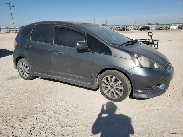 JHMGE8H59DC055158 - 2013 HONDA FIT SPORT GRAY photo 4