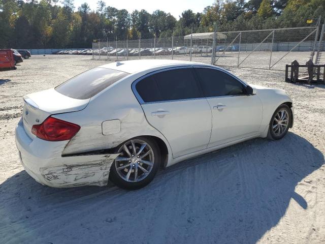 JNKBV61E98M201826 - 2008 INFINITI G35 WHITE photo 3