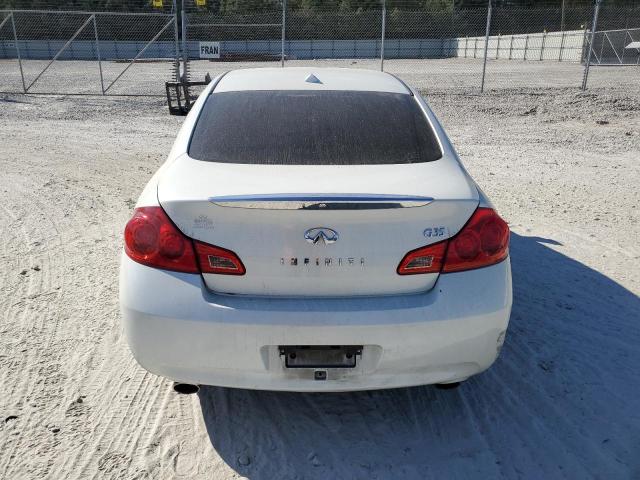 JNKBV61E98M201826 - 2008 INFINITI G35 WHITE photo 6