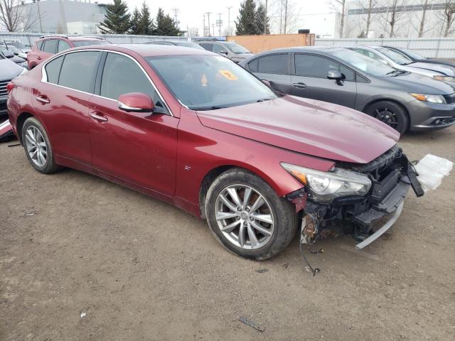 JN1BV7AR6EM706201 - 2014 INFINITI Q50 BASE RED photo 4