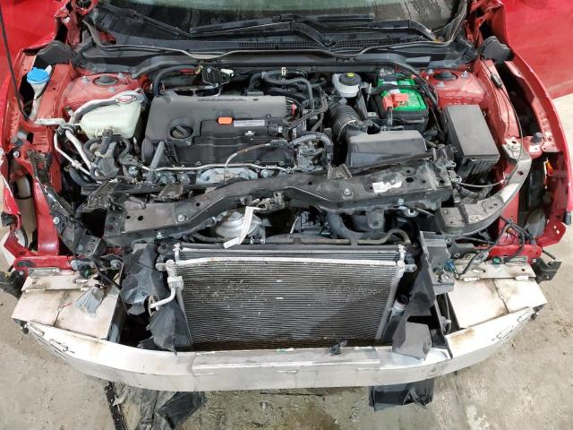 2HGFC2F59JH601082 - 2018 HONDA CIVIC LX RED photo 11