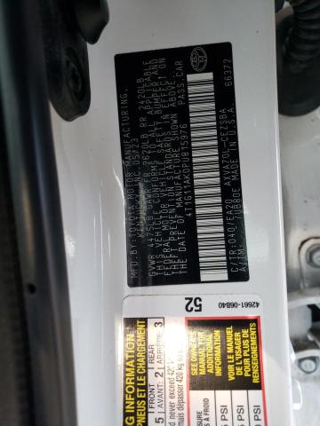 4T1G11AK0PU815976 - 2023 TOYOTA CAMRY SE NIGHT SHADE WHITE photo 12