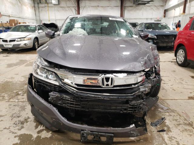 1HGCR2F3XGA041211 - 2016 HONDA ACCORD LX GRAY photo 5