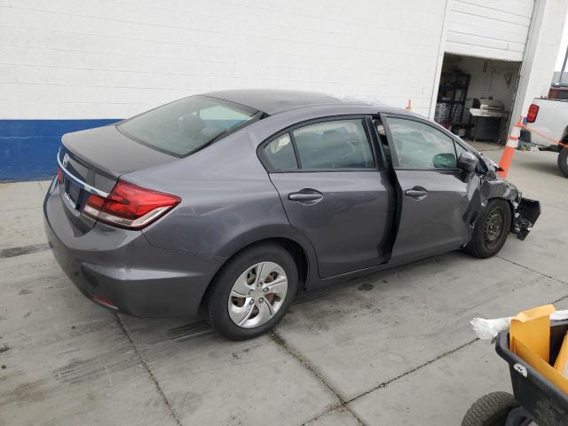 19XFB2F57EE010123 - 2014 HONDA CIVIC LX GRAY photo 3