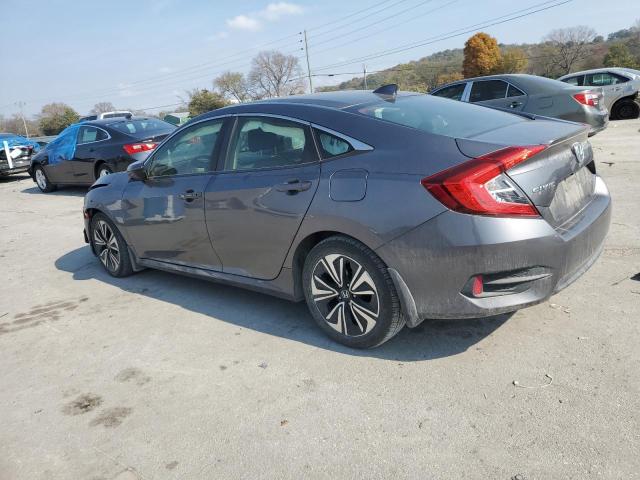 JHMFC1F74JX036969 - 2018 HONDA CIVIC EXL ნაცრისფერი ფოტო 2