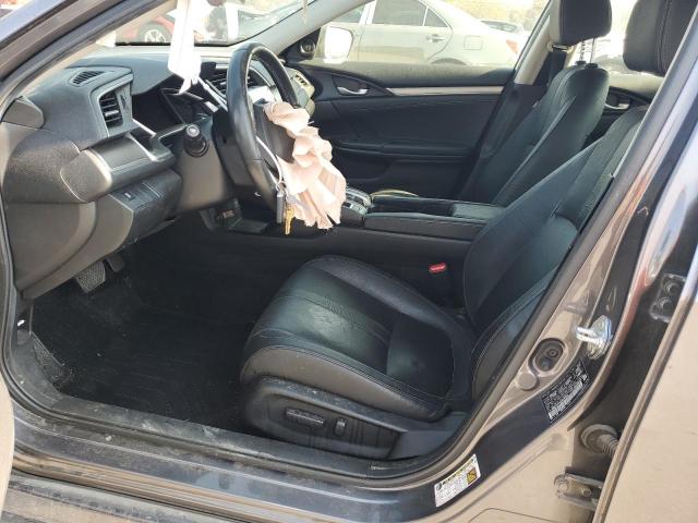 JHMFC1F74JX036969 - 2018 HONDA CIVIC EXL ნაცრისფერი ფოტო 7