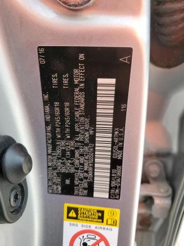 5TDKKRFH1GS501412 - 2016 TOYOTA HIGHLANDER XLE SILVER photo 14