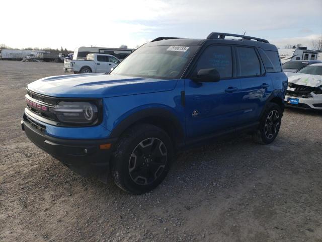 3FMCR9C67NRE29324 - 2022 FORD BRONCO SPO OUTER BANKS BLUE photo 1