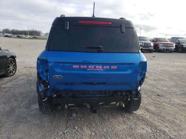 3FMCR9C67NRE29324 - 2022 FORD BRONCO SPO OUTER BANKS BLUE photo 6