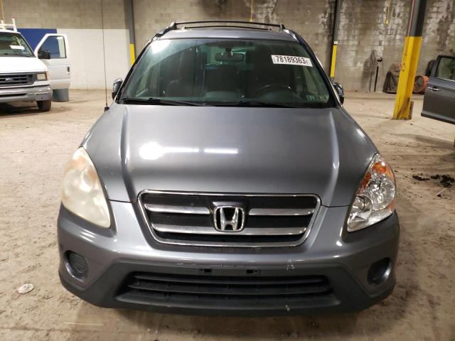 SHSRD78936U440109 - 2006 HONDA CR-V SE GRAY photo 5