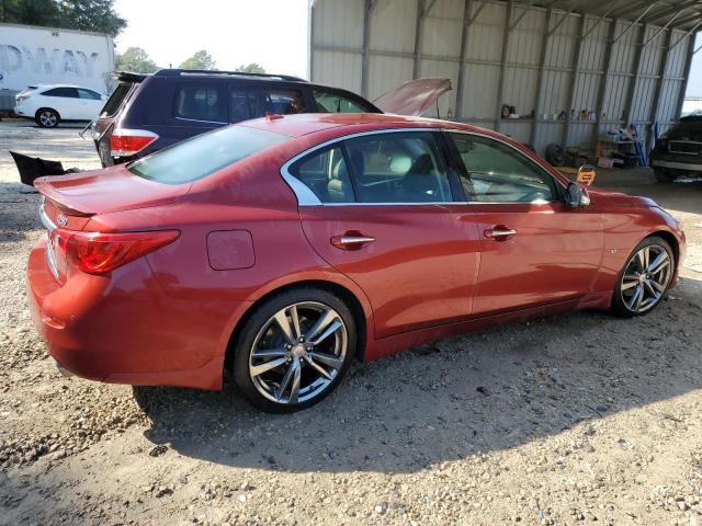 JN1BV7APXFM358225 - 2015 INFINITI Q50 BASE MAROON photo 3