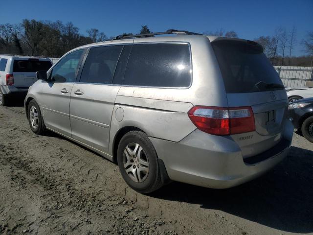 5FNRL38767B460325 - 2007 HONDA ODYSSEY EXL SILVER photo 2