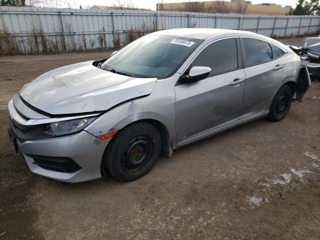 2HGFC2F54HH036783 - 2017 HONDA CIVIC LX SILVER photo 1