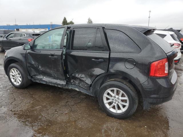 2FMDK3GCXDBB14195 - 2013 FORD EDGE SE BLACK photo 2