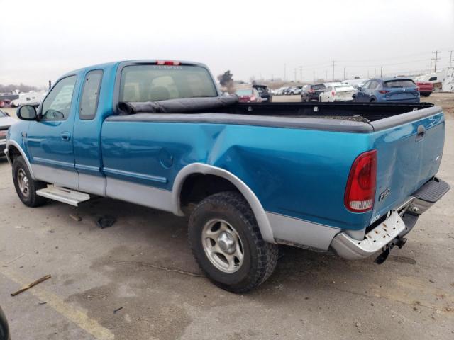 1FTEX18L9VKC86559 - 1997 FORD F150 BLUE photo 2