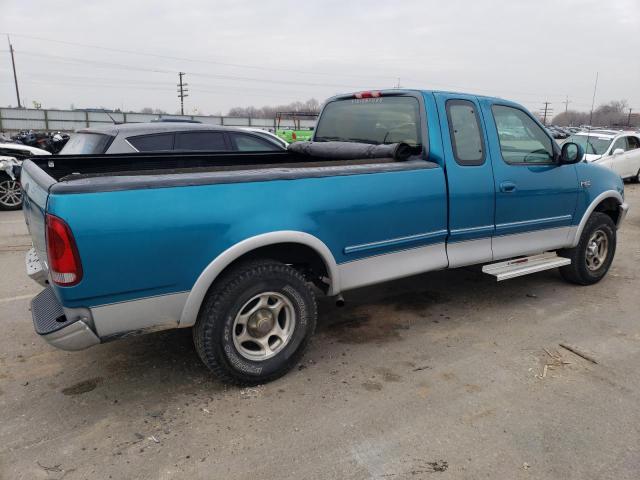 1FTEX18L9VKC86559 - 1997 FORD F150 BLUE photo 3