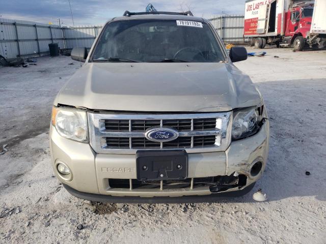 1FMCU0DG9AKC62271 - 2010 FORD ESCAPE XLT TAN photo 5