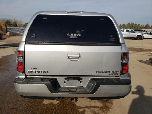 5FPYK1F41CB460701 - 2012 HONDA RIDGELINE RTS SILVER photo 6