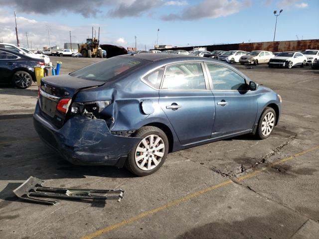 1N4AB7APXDN903340 - 2013 NISSAN SENTRA S BLUE photo 3