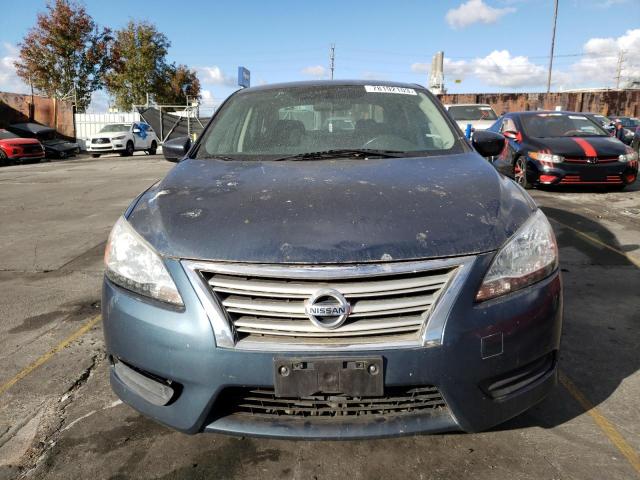 1N4AB7APXDN903340 - 2013 NISSAN SENTRA S BLUE photo 5