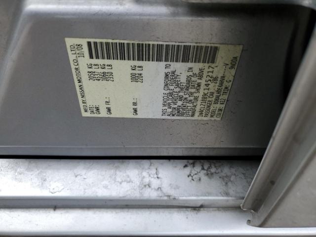 1N4CL21E89C145217 - 2009 NISSAN ALTIMA HYBRID SILVER photo 12