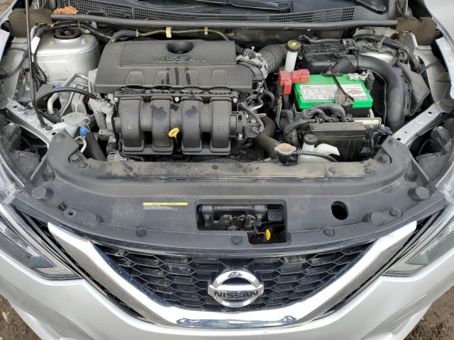 3N1AB7AP7KY448525 - 2019 NISSAN SENTRA S SILVER photo 11