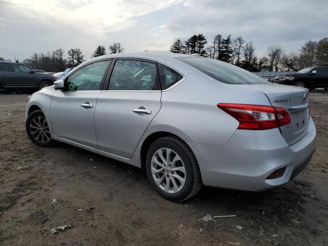 3N1AB7AP7KY448525 - 2019 NISSAN SENTRA S SILVER photo 2