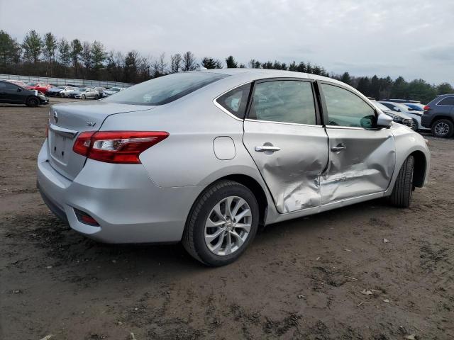 3N1AB7AP7KY448525 - 2019 NISSAN SENTRA S SILVER photo 3