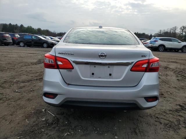 3N1AB7AP7KY448525 - 2019 NISSAN SENTRA S SILVER photo 6