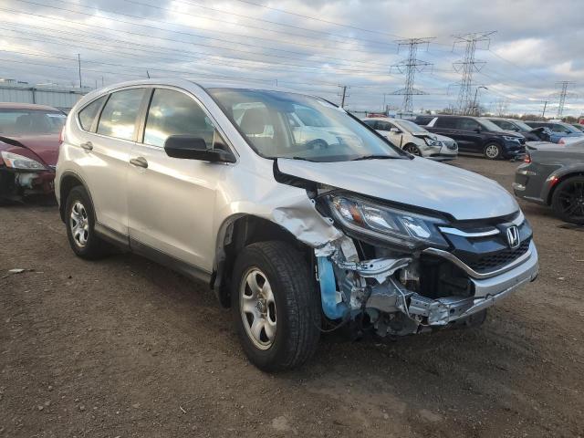 5J6RM4H37GL116333 - 2016 HONDA CR-V LX SILVER photo 4